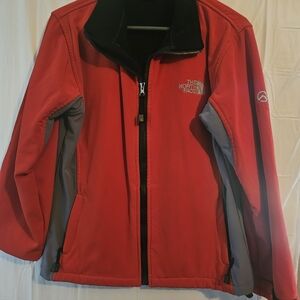 The North Face Red and Gray Jacket